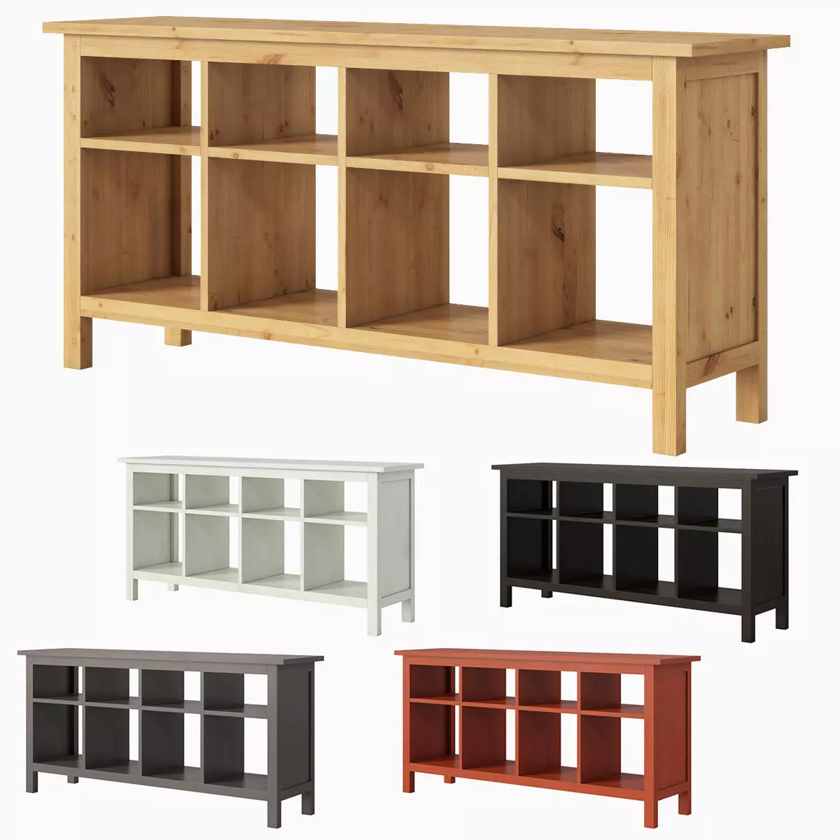 HEMNES Console table 3D model_0