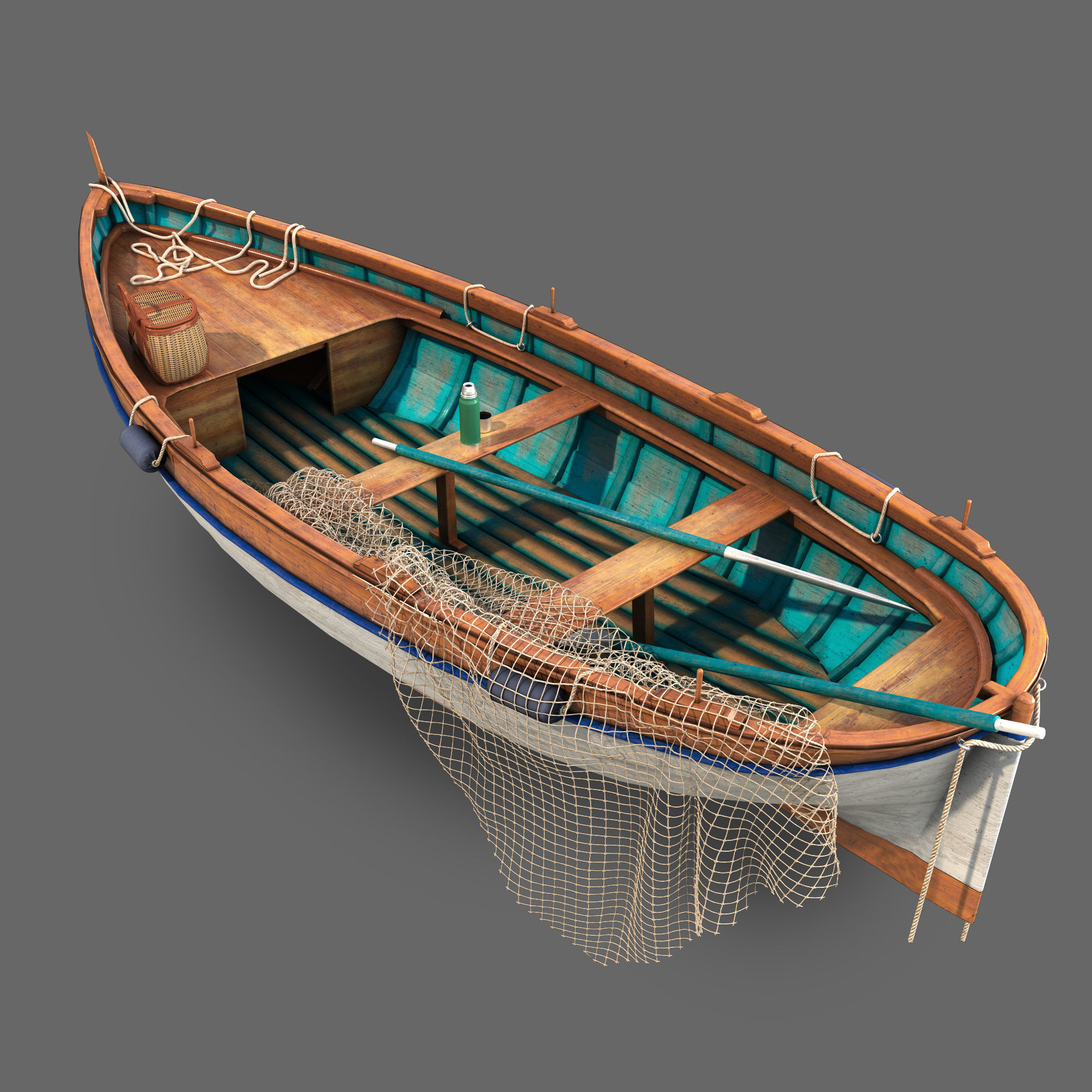 fishing boat 3D model_3