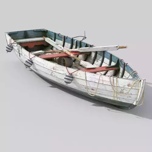 old fishing boat 3D model