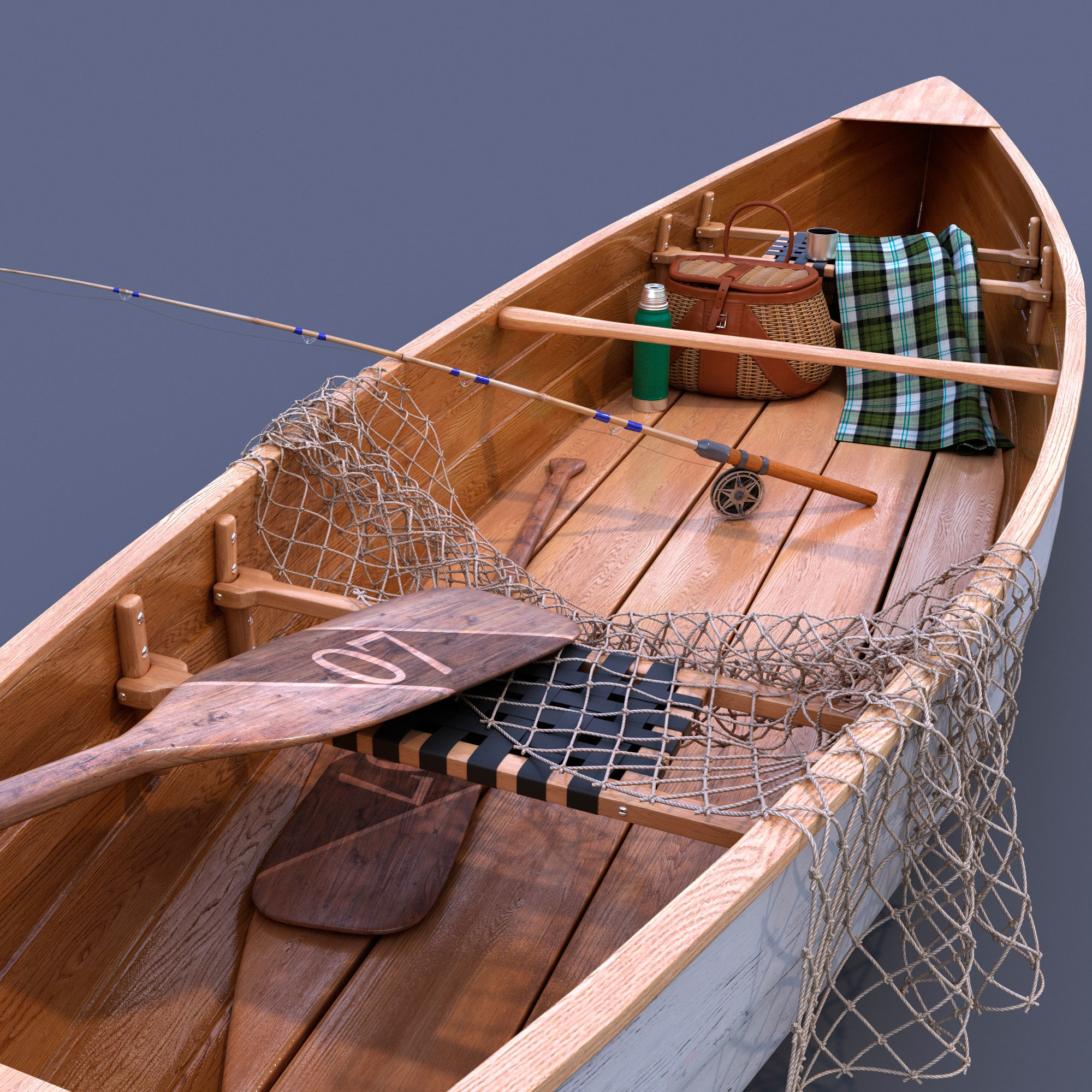 fishing boat 3D model_1