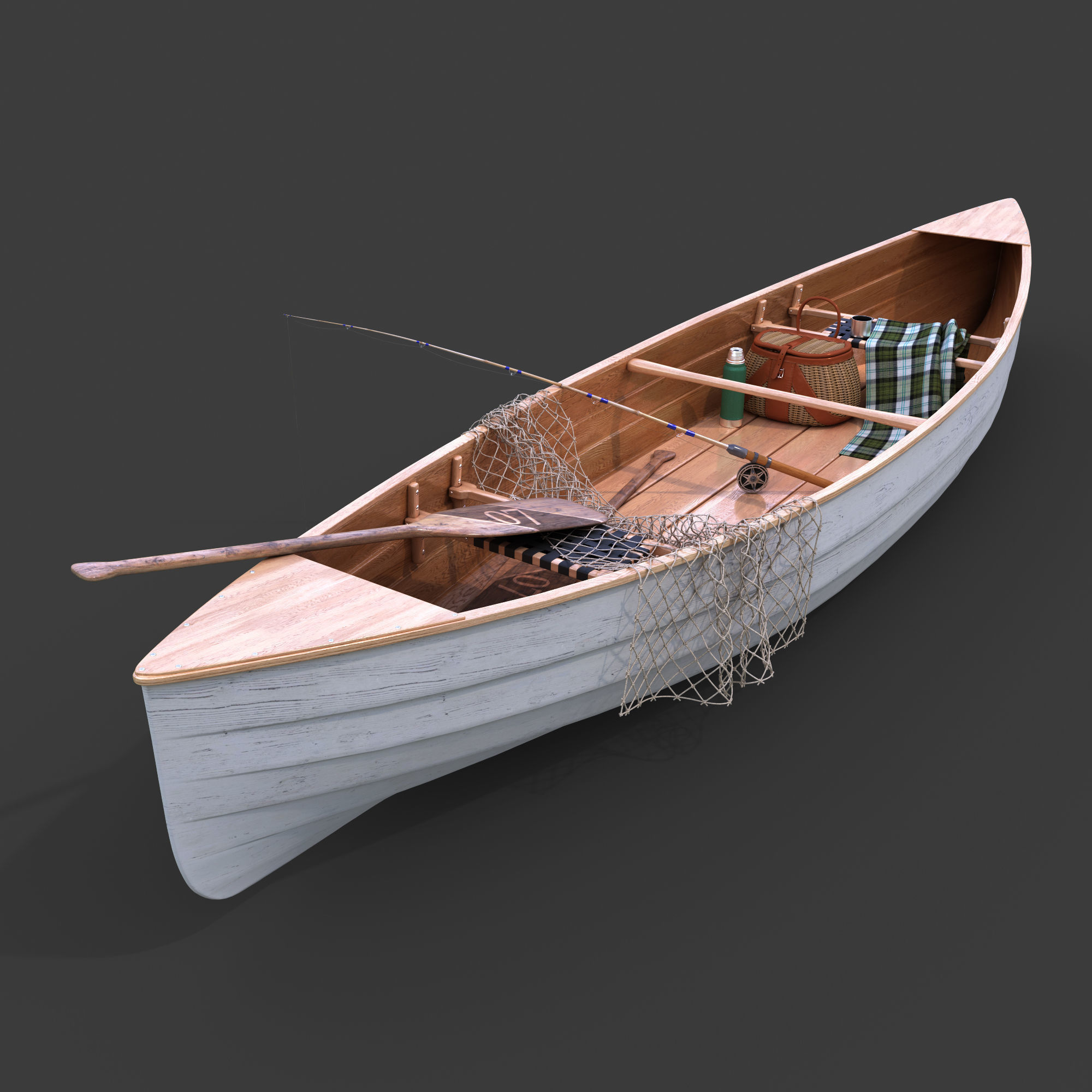 fishing boat 3D model_3