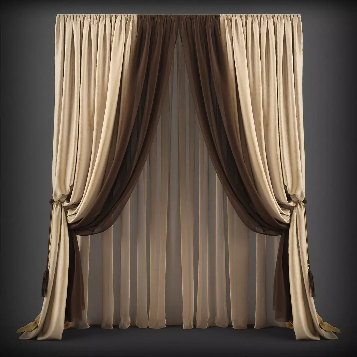 Curtain 3D model 97 3D model_0