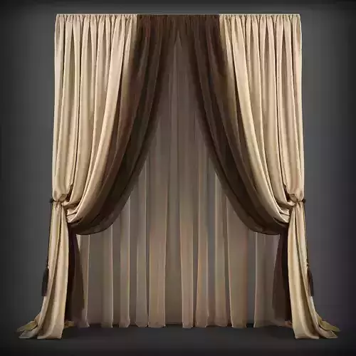 Curtain 3D model 97