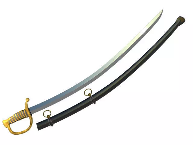 saber sword 3D model