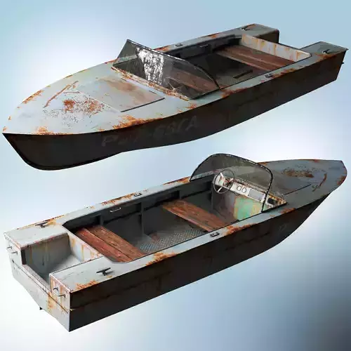 old boat 3D model