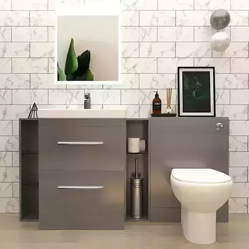 Fitted bathroom furniture 3D model