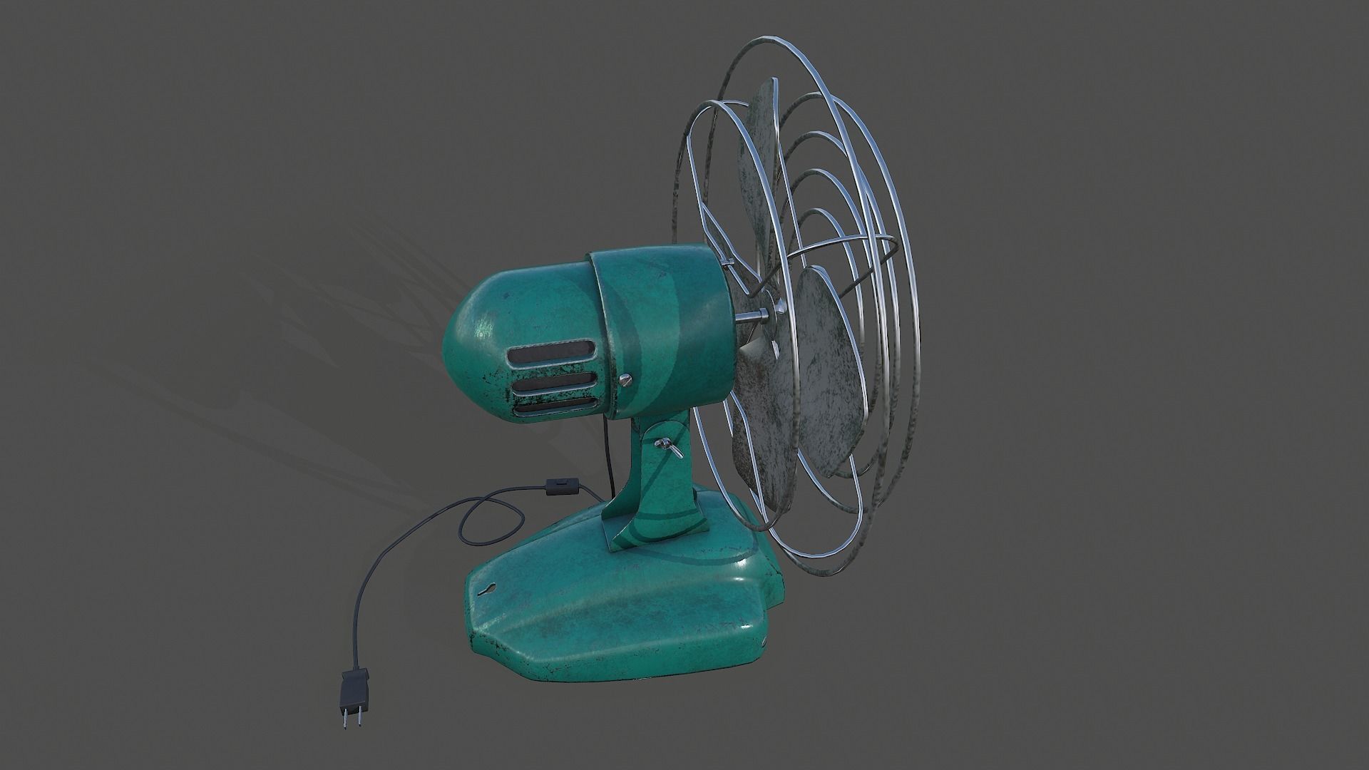 Vintage Fan - Tutorial Included 3D model_12