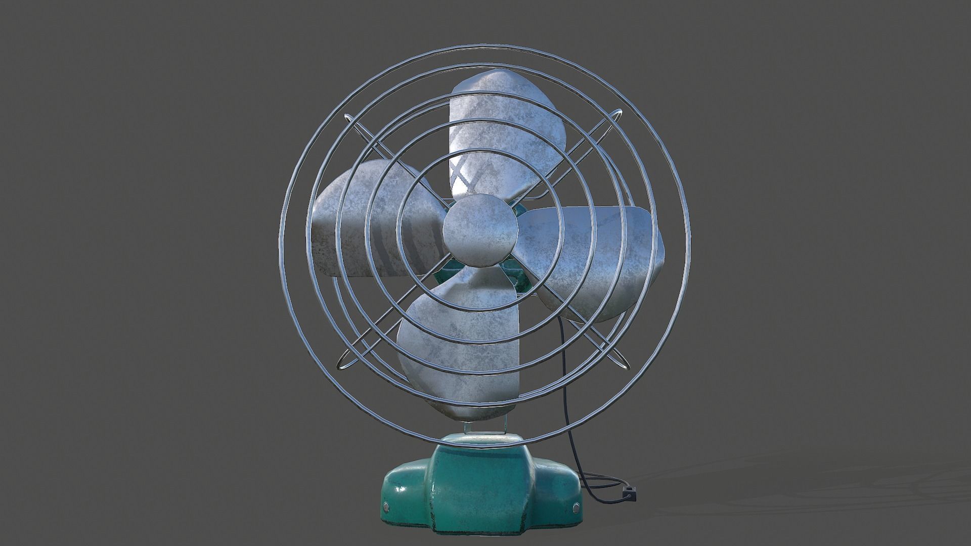 Vintage Fan - Tutorial Included 3D model_8