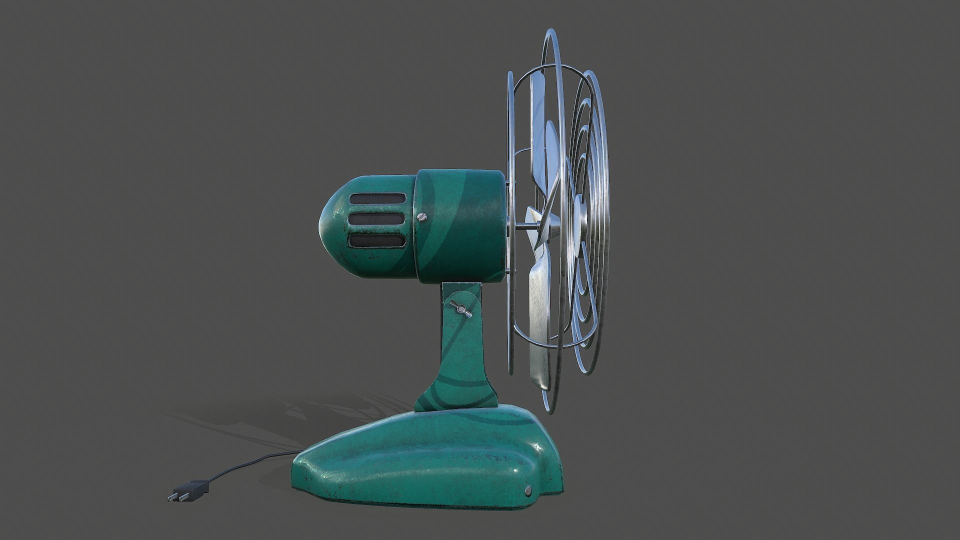Vintage Fan - Tutorial Included 3D model_10
