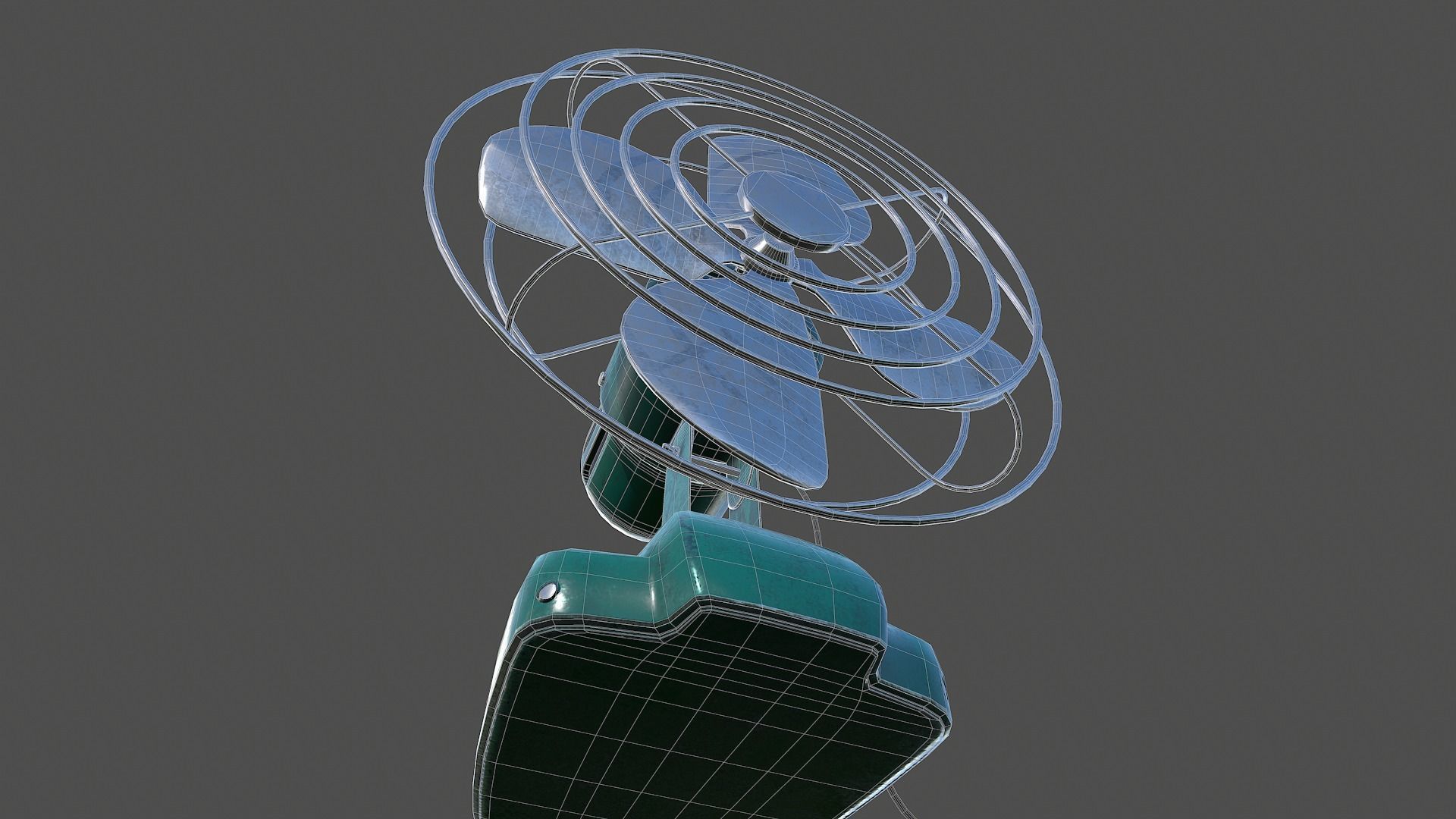 Vintage Fan - Tutorial Included 3D model_17
