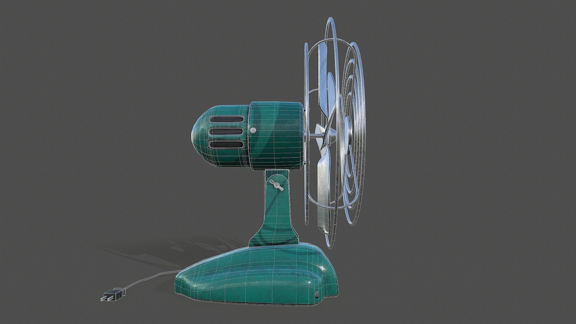 Vintage Fan - Tutorial Included 3D model_11