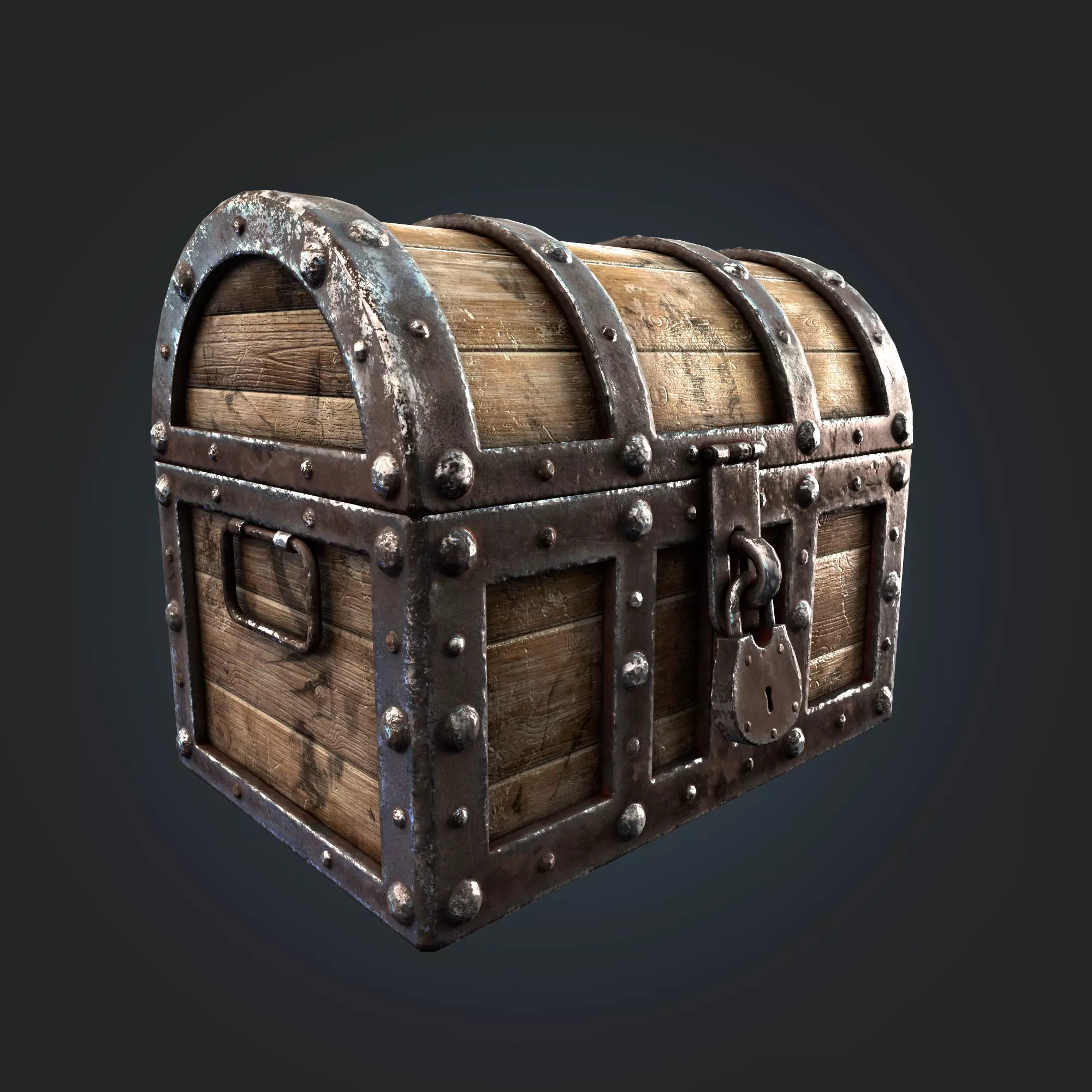 Old chest 3D model_0