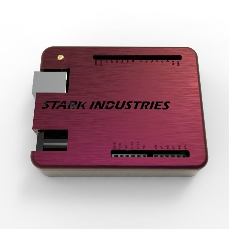 Stark Industries Arduino Uno Case 3D print model_4