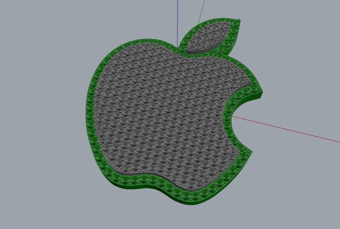 APPLE MACINTOSH PENDANT  3D print model_6