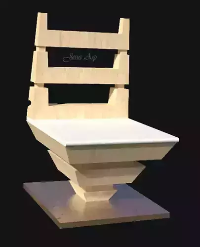 chair-jesus asp silla monic 3D print model