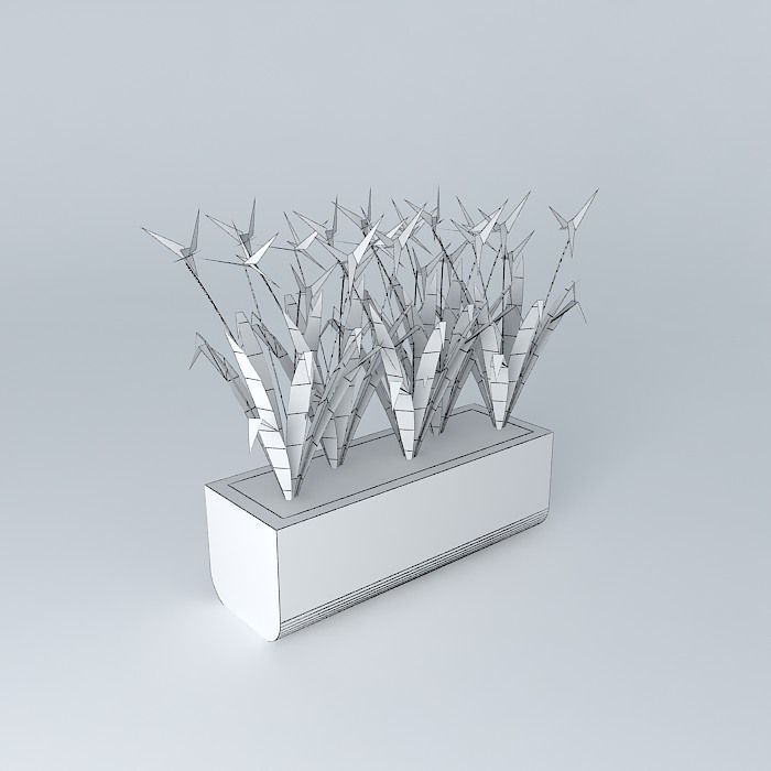 Floreira as Heliconias Free 3D model_4