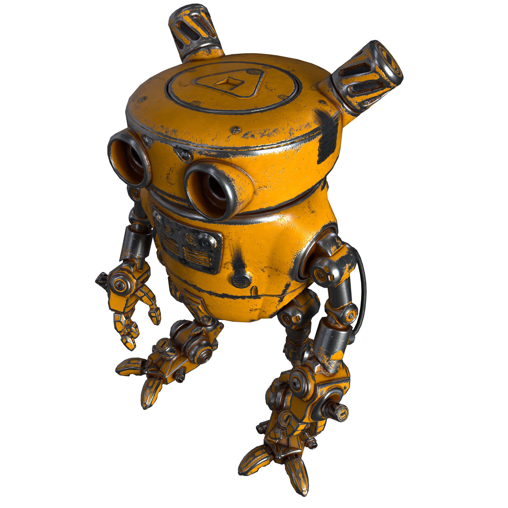 Robot Eddie  3D model_3