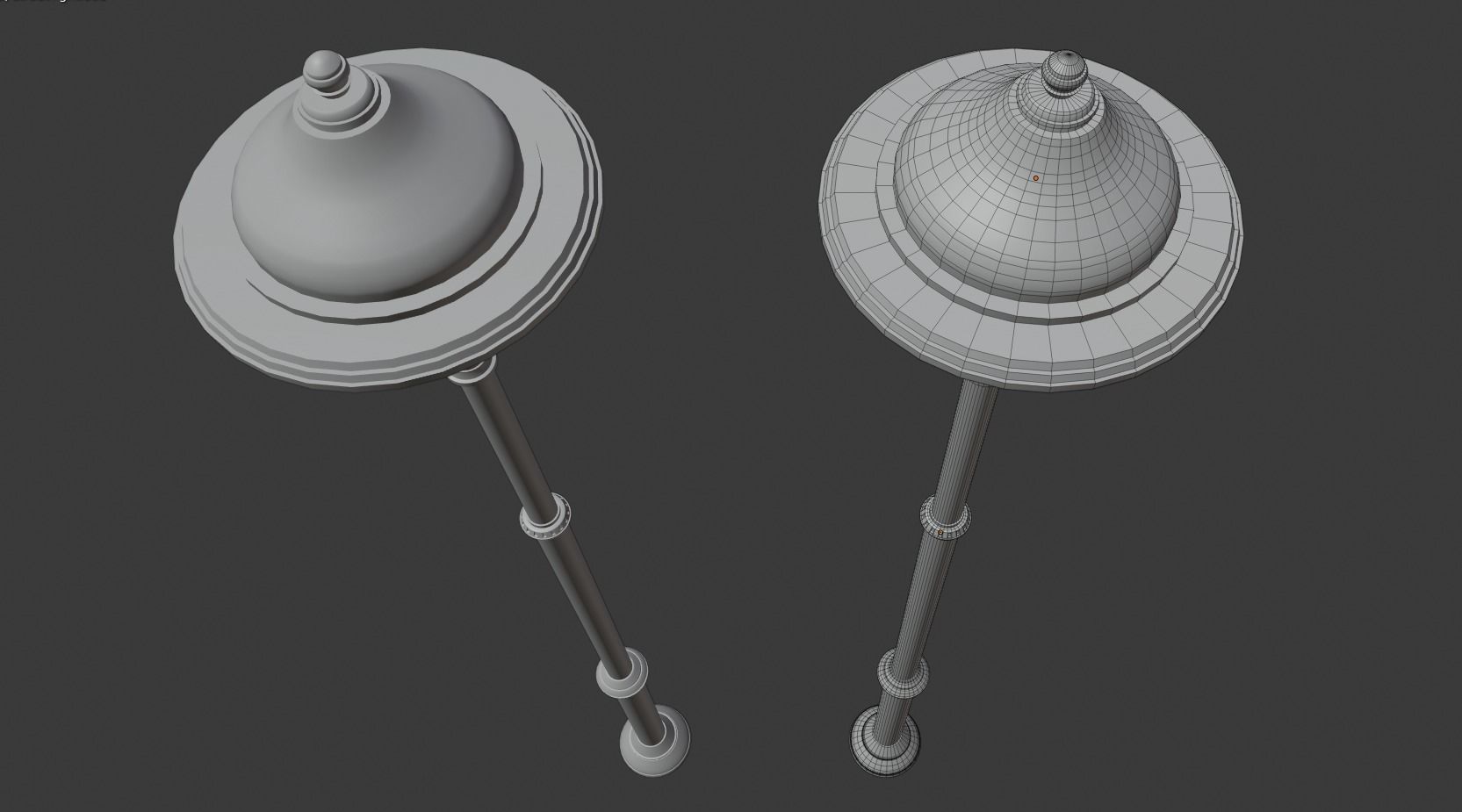 STREET LIGHT Low-poly 3D model_5