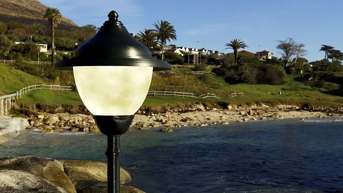 STREET LIGHT Low-poly 3D model