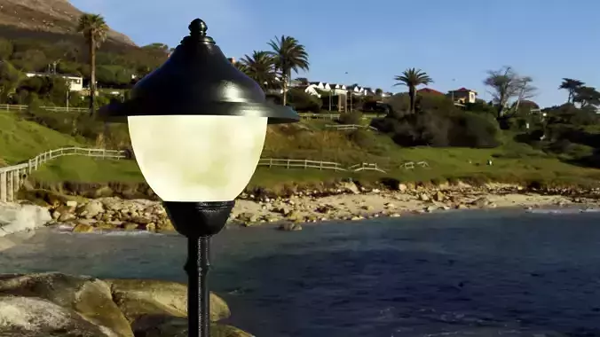 STREET LIGHT Low-poly 3D model