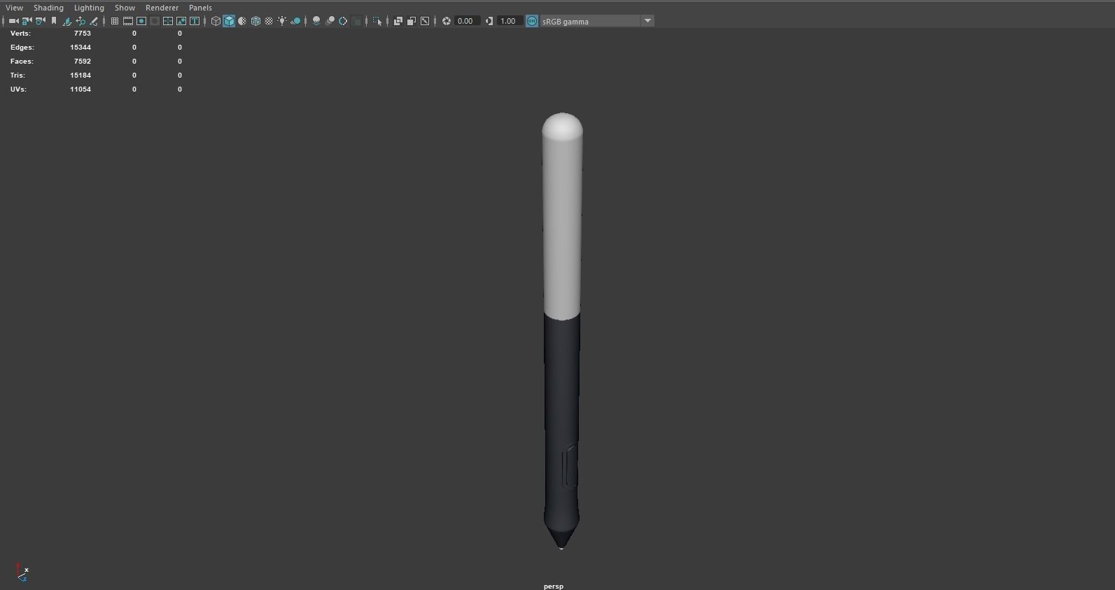Wacom One Pen  3D model_4