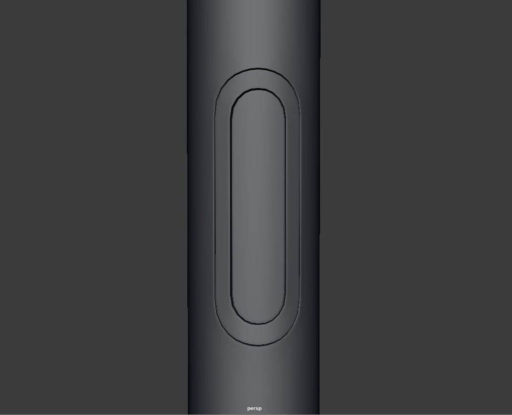 Wacom One Pen  3D model_6