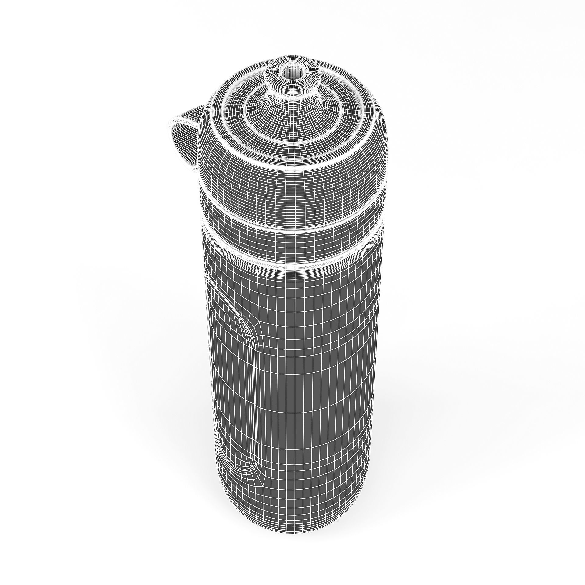 Water Filtering Bottle 3D model_6