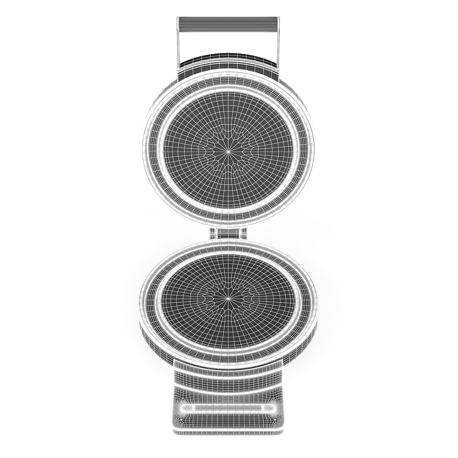 Waffle Maker 3D model_5