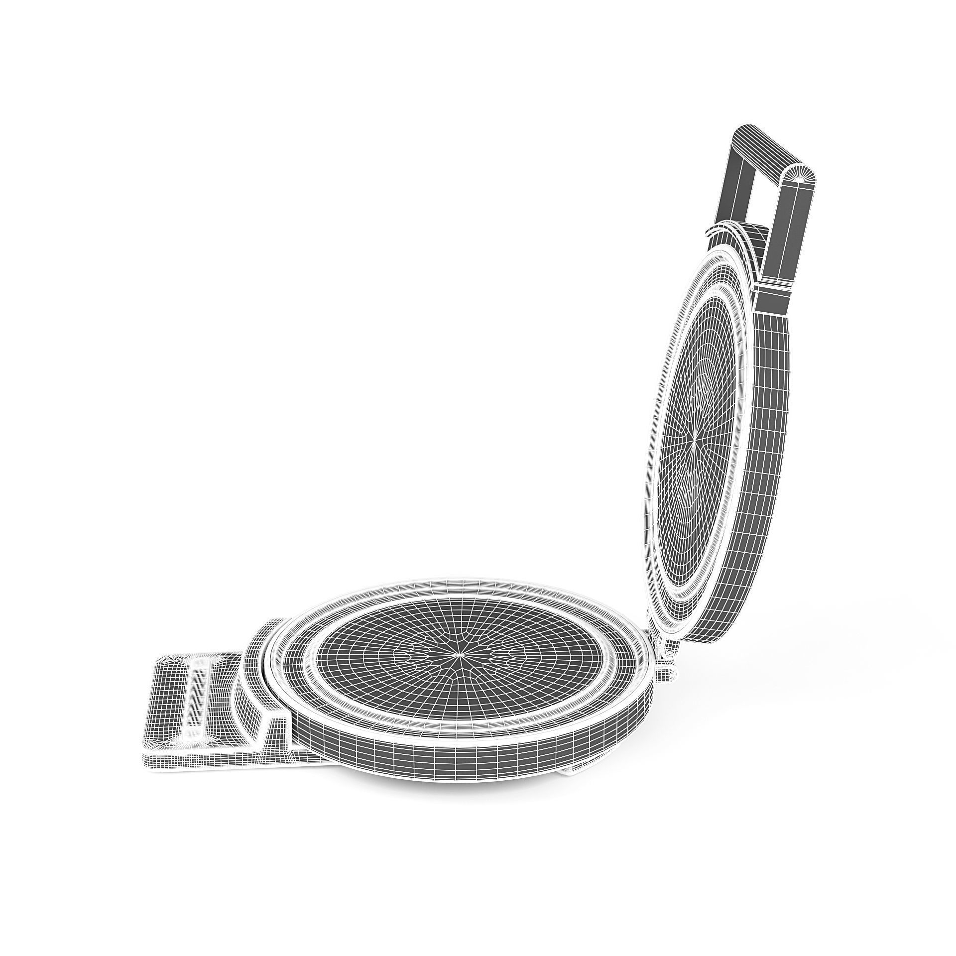 Waffle Maker 3D model_6