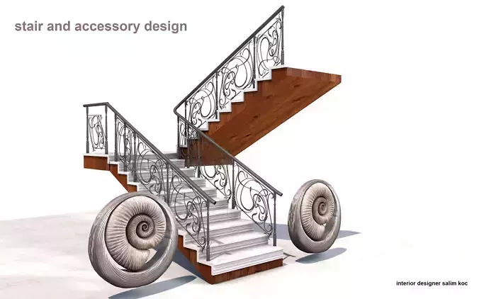 stairs 3dmodel stair and accessory design
