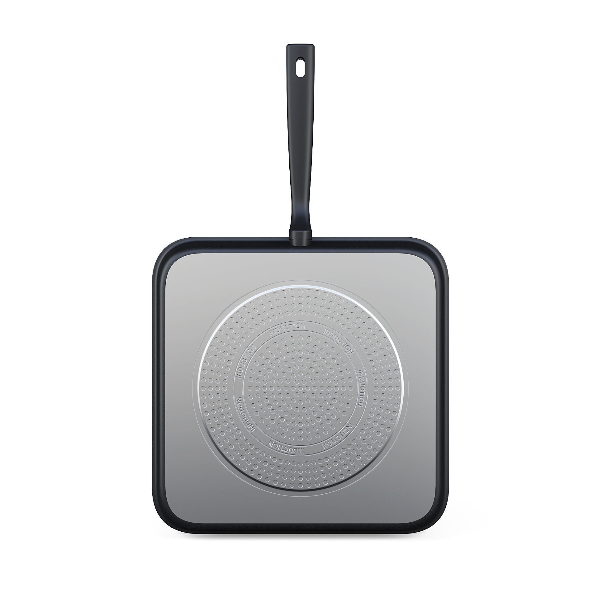 Grill Frying Pan 3D model_3