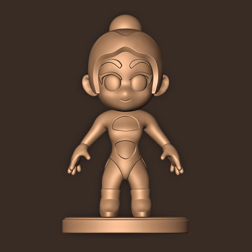 Dua Lipa Chibi 3D print model_1