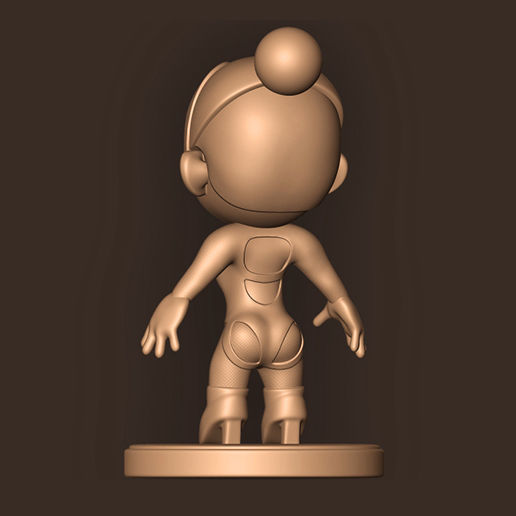 Dua Lipa Chibi 3D print model_2