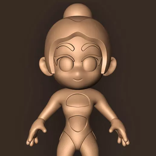 Dua Lipa Chibi 3D print model_0