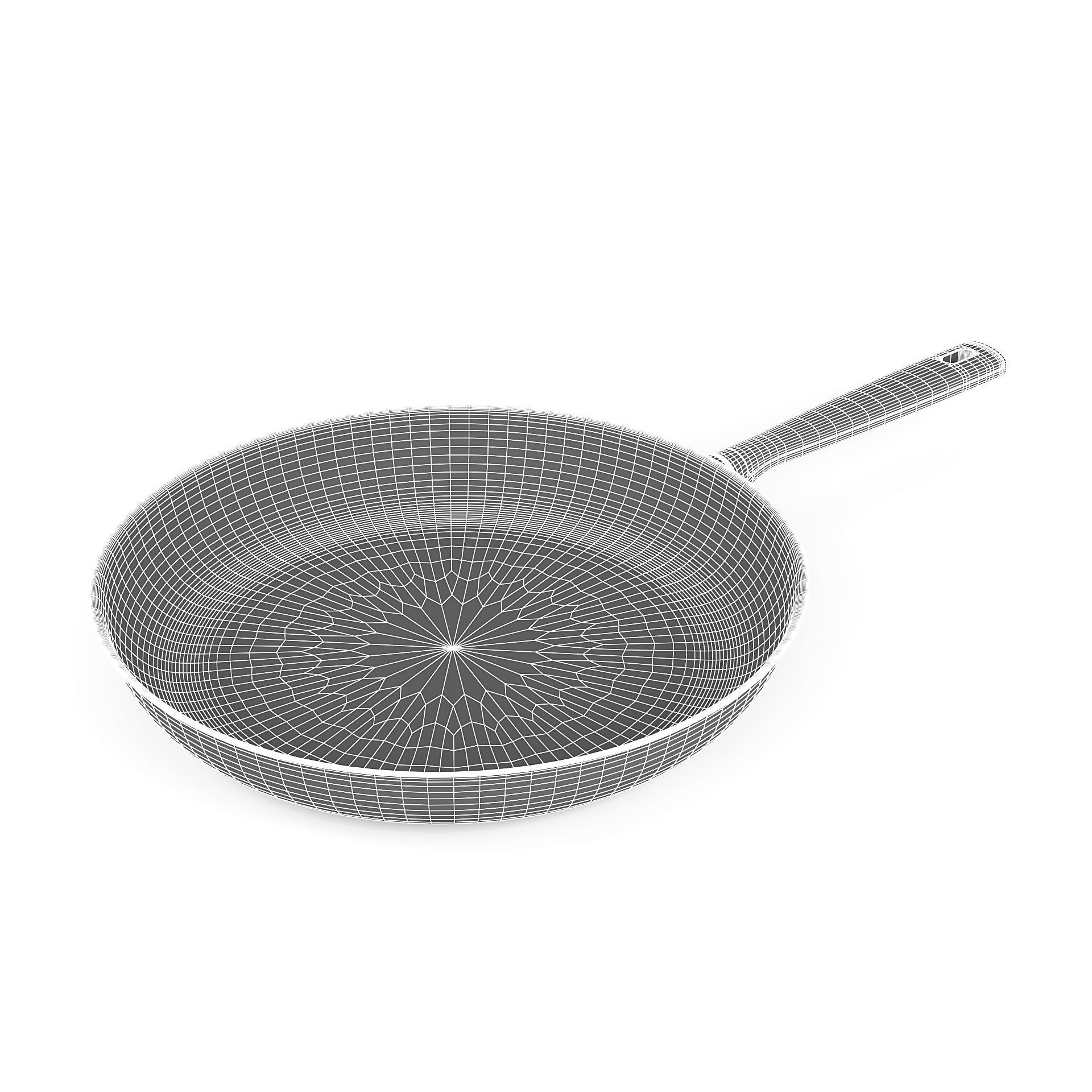 Frying Pan 3D model_4
