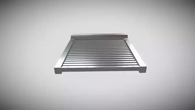 Roller Shutter Door Low-poly 3D model