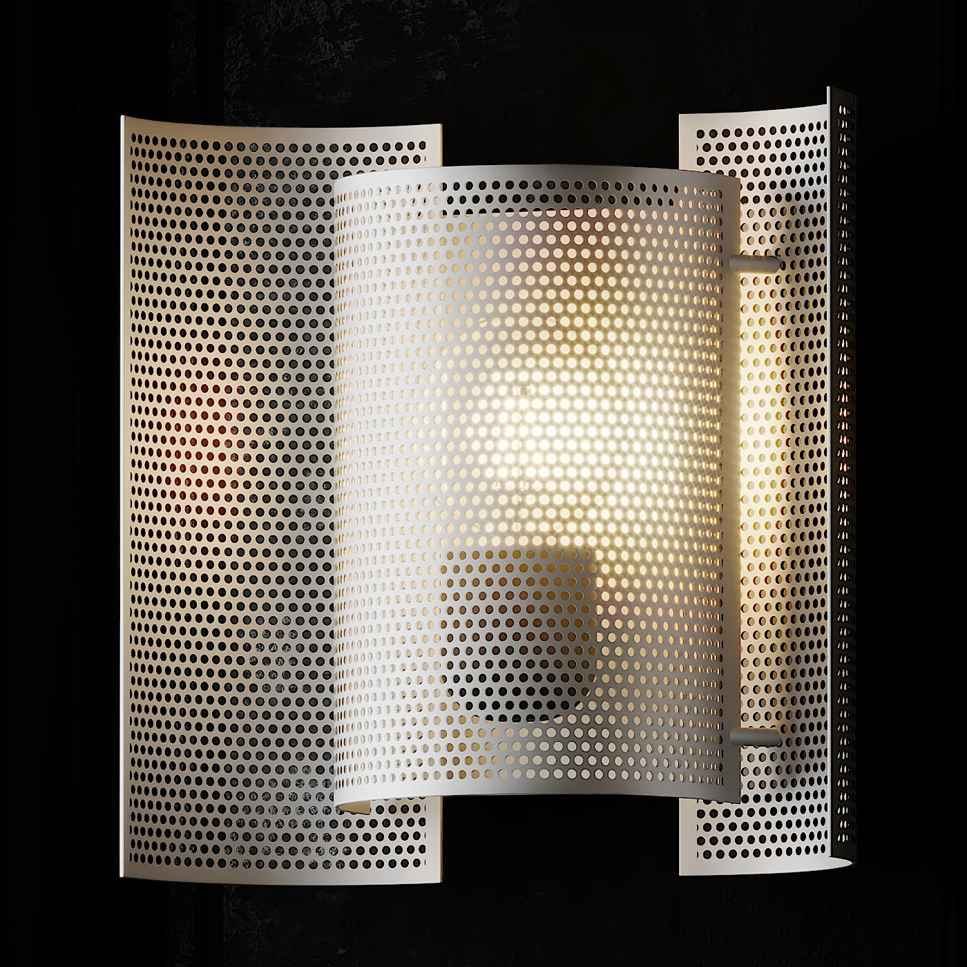 BUTTERFLY PERFORATED Wall Lamp by Northern 3D model_2