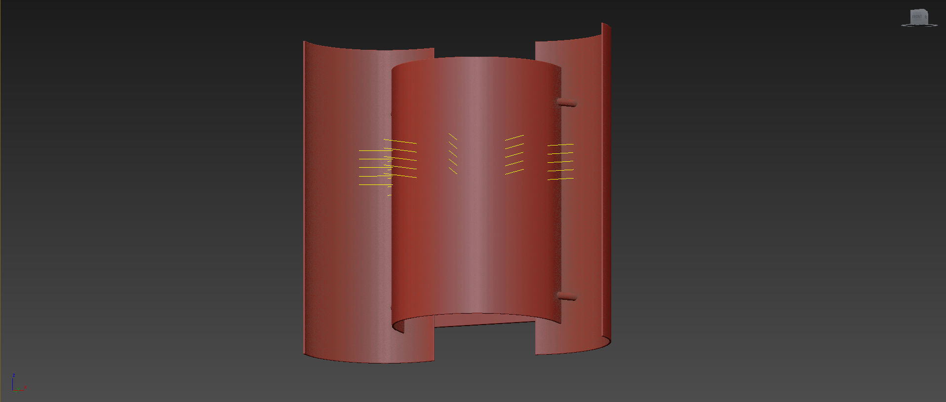 BUTTERFLY PERFORATED Wall Lamp by Northern 3D model_9