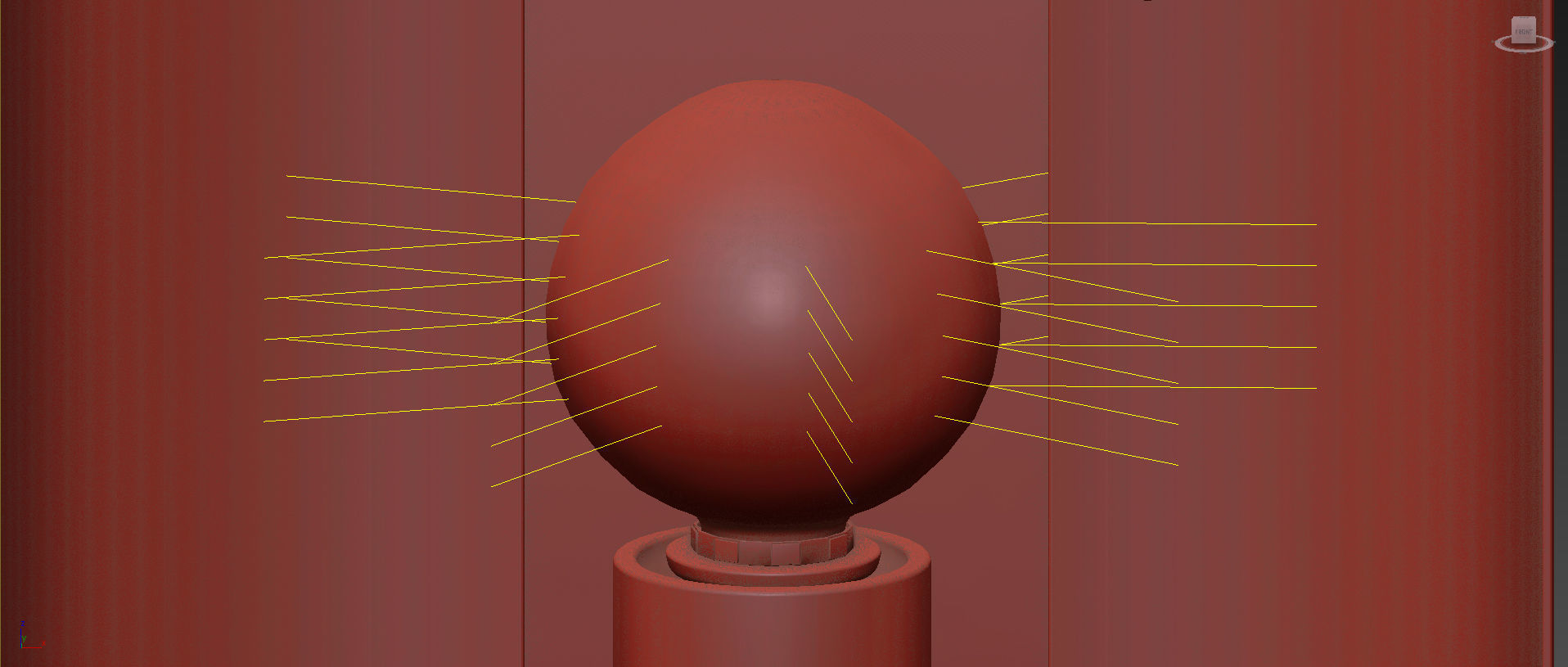 BUTTERFLY PERFORATED Wall Lamp by Northern 3D model_7