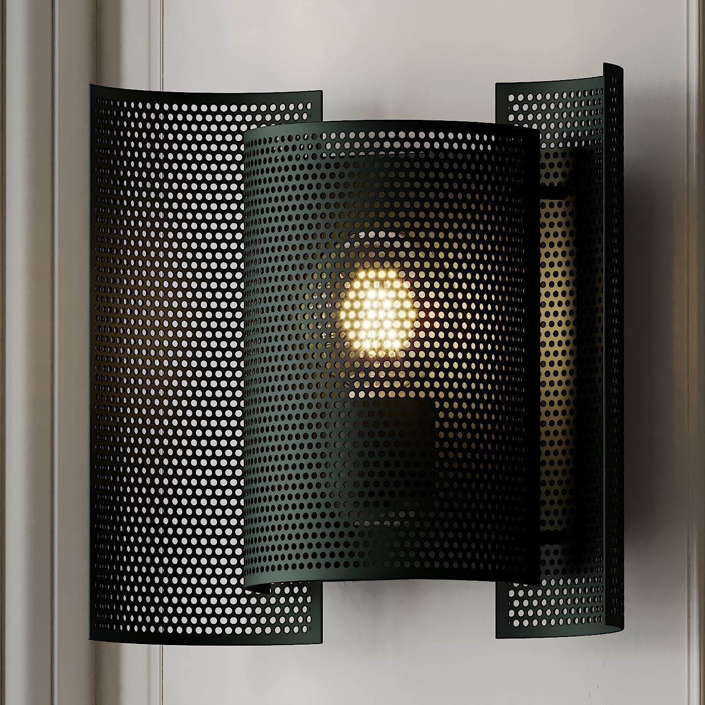 BUTTERFLY PERFORATED Wall Lamp by Northern 3D model_1