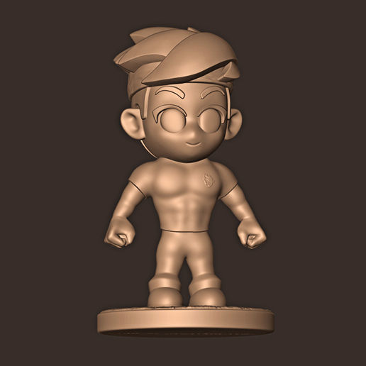 NINJA TYLER  chibi 3D print model_2