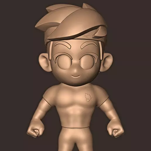NINJA TYLER  chibi 3D print model_0