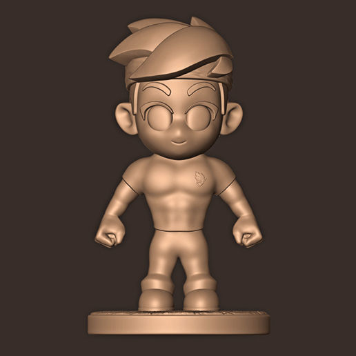 NINJA TYLER  chibi 3D print model_1