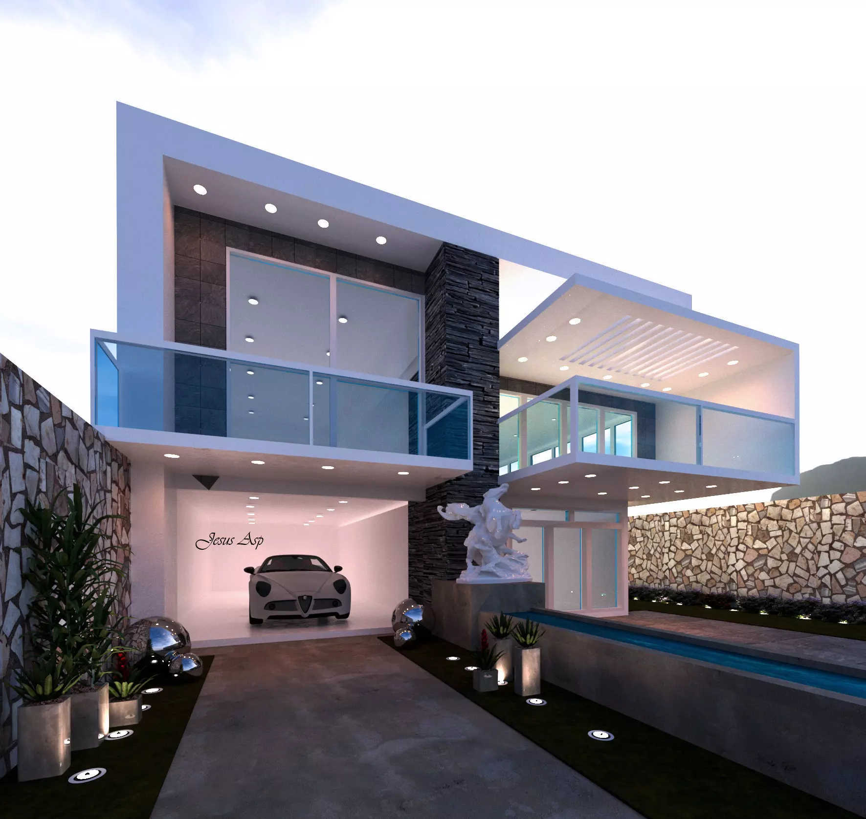 House FIC   Arq   Jesus   asp 3D model_0