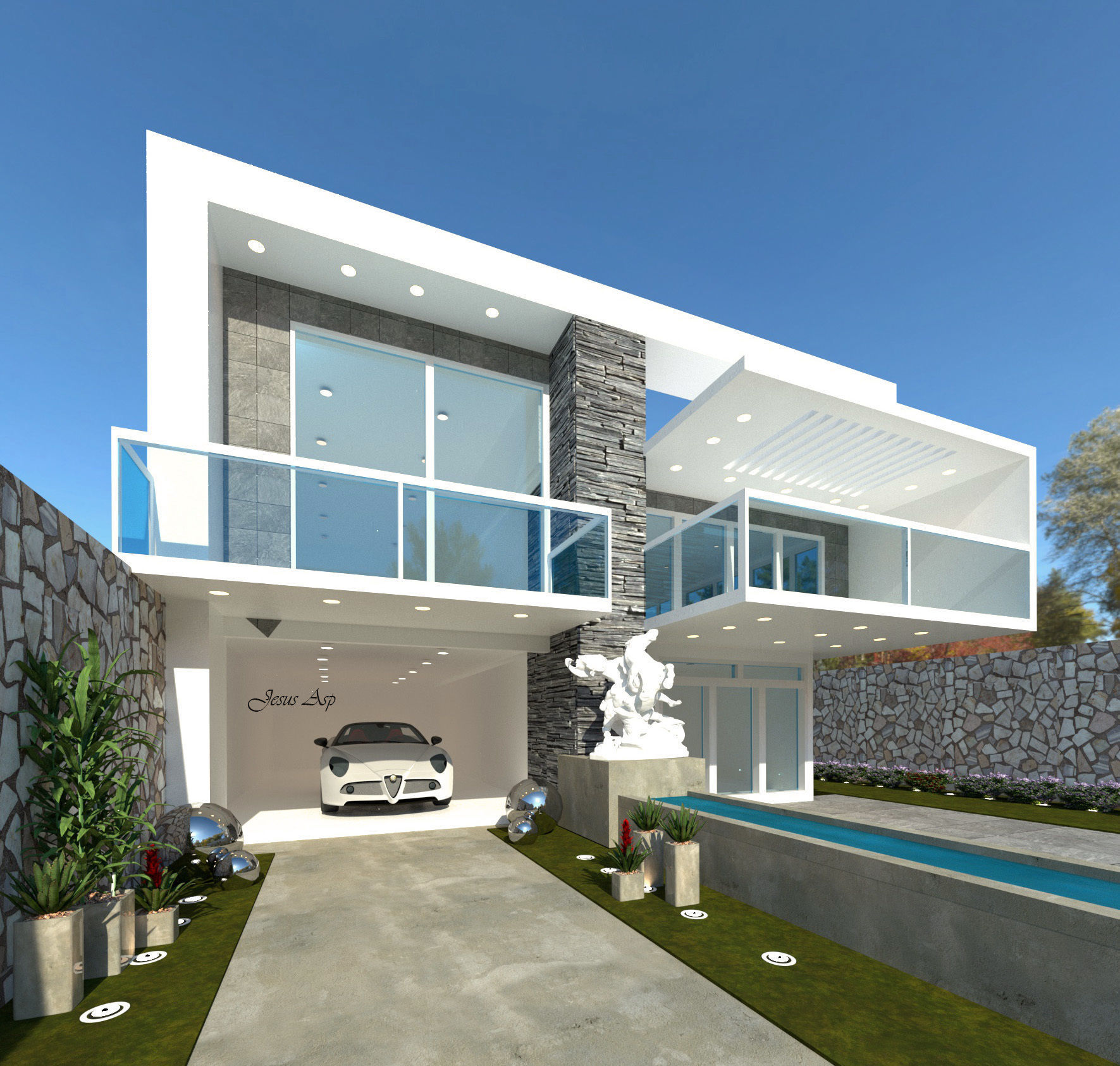 House FIC   Arq   Jesus   asp 3D model_1