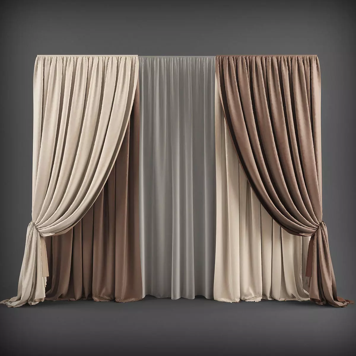 Curtain 3D model-41 3D model_0