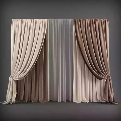 Curtain 3D model-41