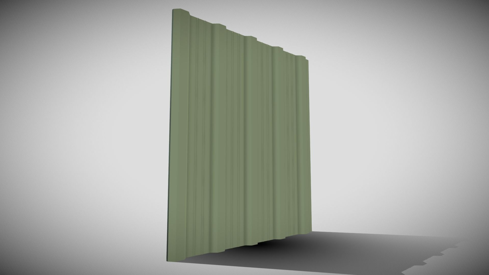 Building Cladding Low-poly 3D model_1