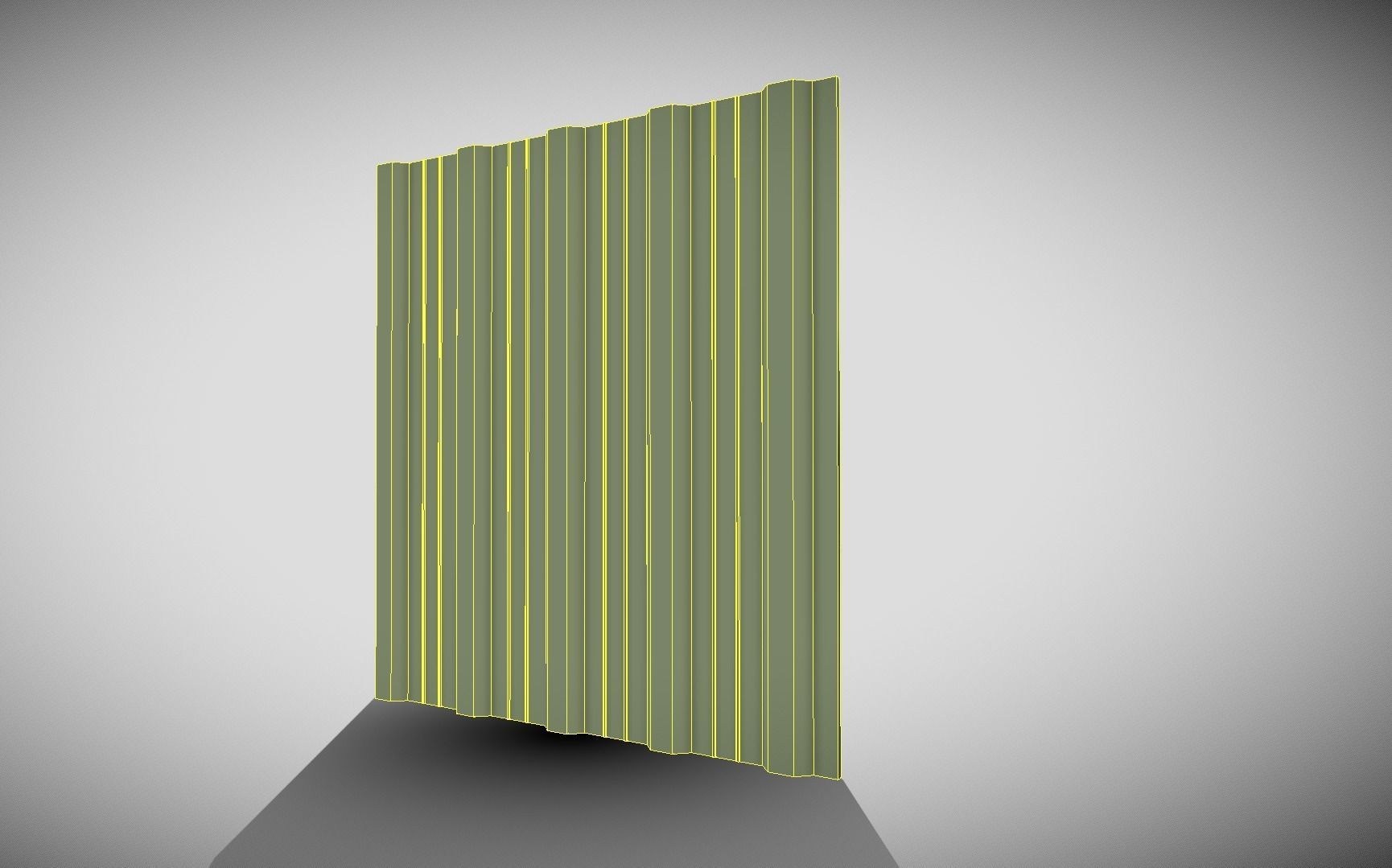 Building Cladding Low-poly 3D model_4