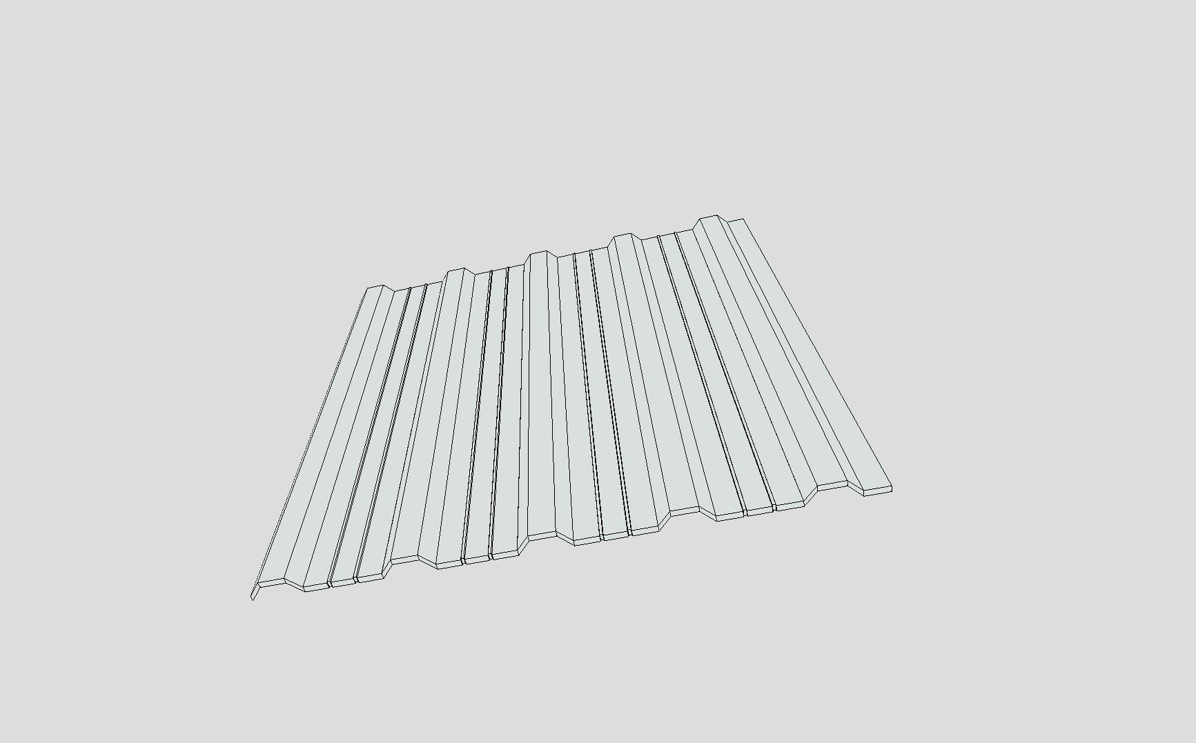 Building Cladding Low-poly 3D model_5